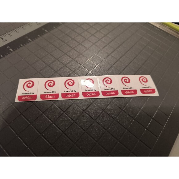 Debian Linux Sticker / Decal / Badge (6 Pack) - Picture 3 of 5